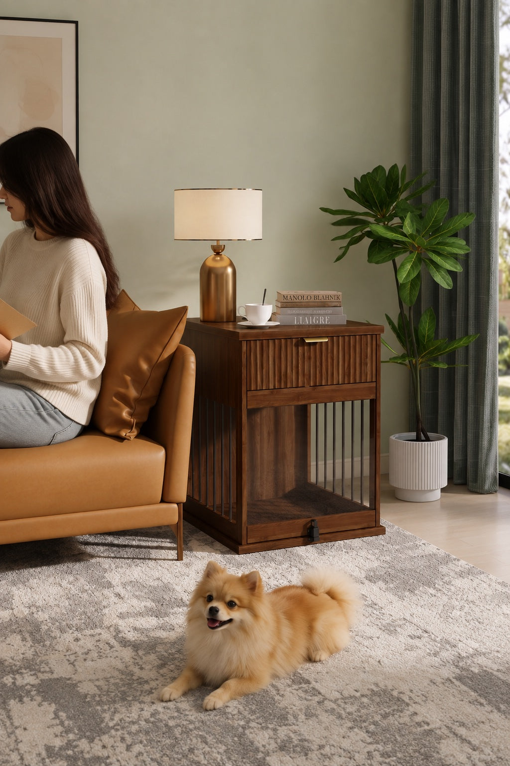 The Walnut Crate Side Table — supporting product visual 4