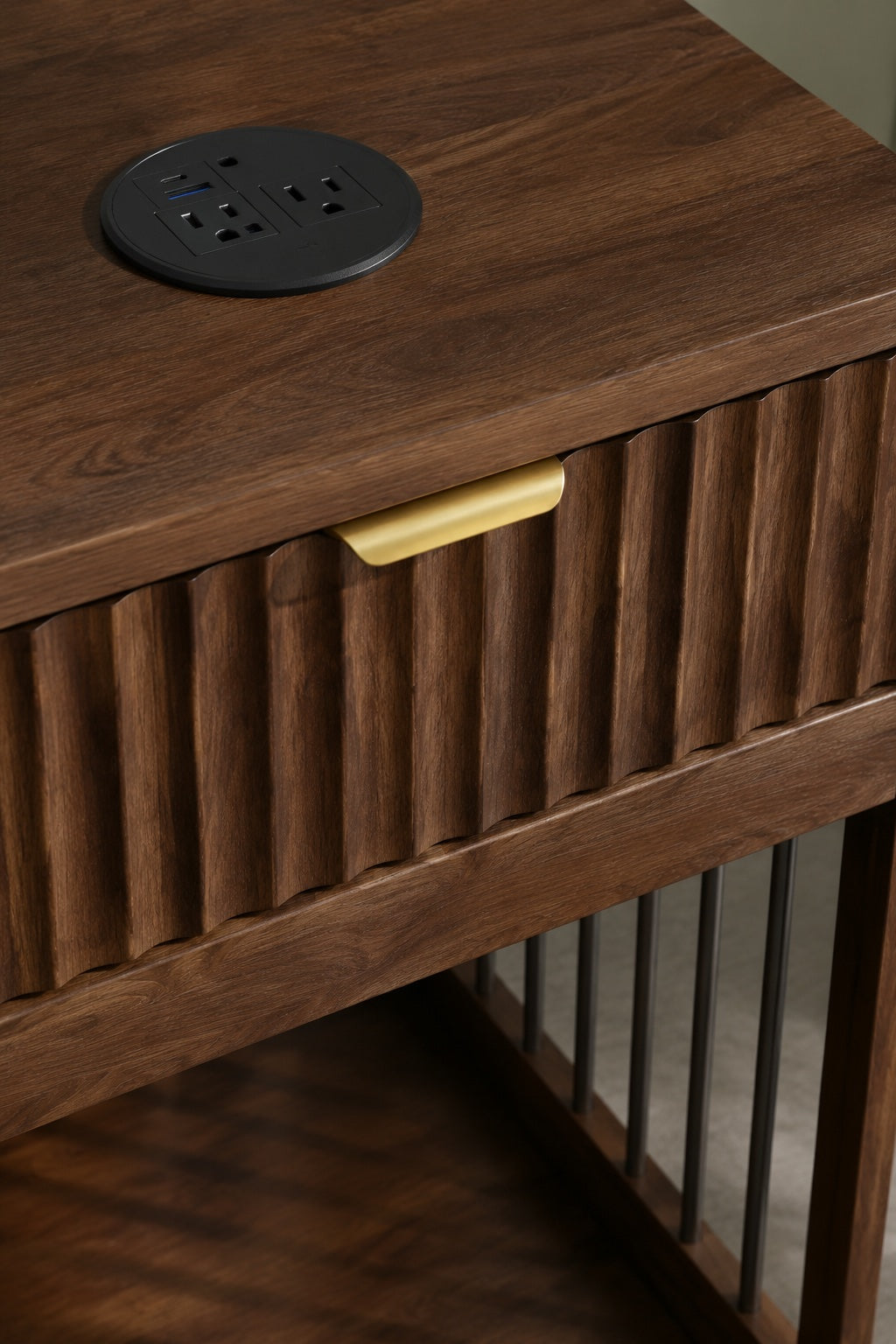 The Walnut Crate Side Table — visual 3